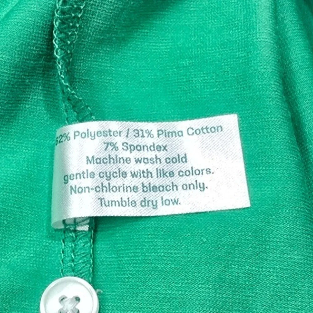 Criquet Pocket Golf Polo Green Men's Large Sandwich Logo - Picture 9 of 9